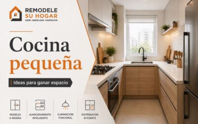 Cocina pequeña: ideas para ganar espacio y mejorar la distribución