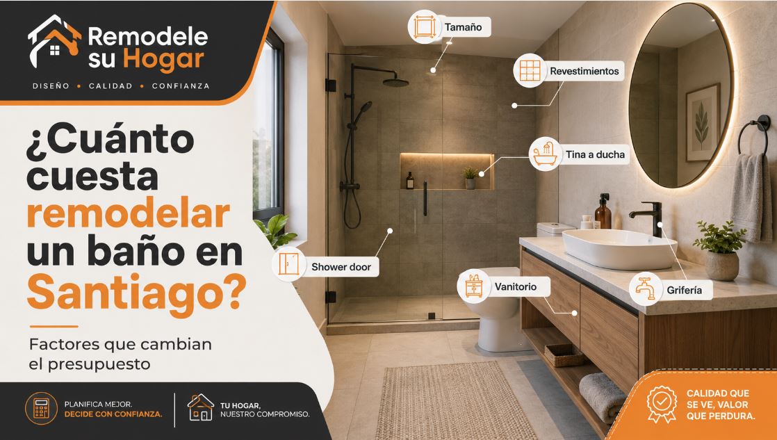 Cuánto cuesta remodelar un baño en Santiago Cuánto cuesta remodelar un baño en Santiago