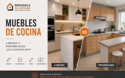 Muebles de cocina a medida o prefabricados: ¿qué conviene más?