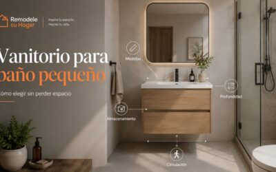 Cómo elegir un vanitorio para baño pequeño sin perder espacio
