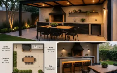 ¿Cuánto espacio necesito para construir un quincho funcional?
